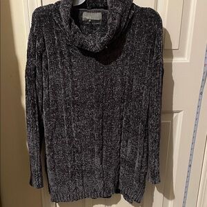 Fashionomics Charcoal Cowl Neck Sweater